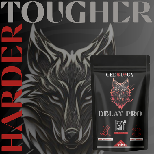Delay Pro – 100% Organic Men's Endurance Supplement (10 Count)