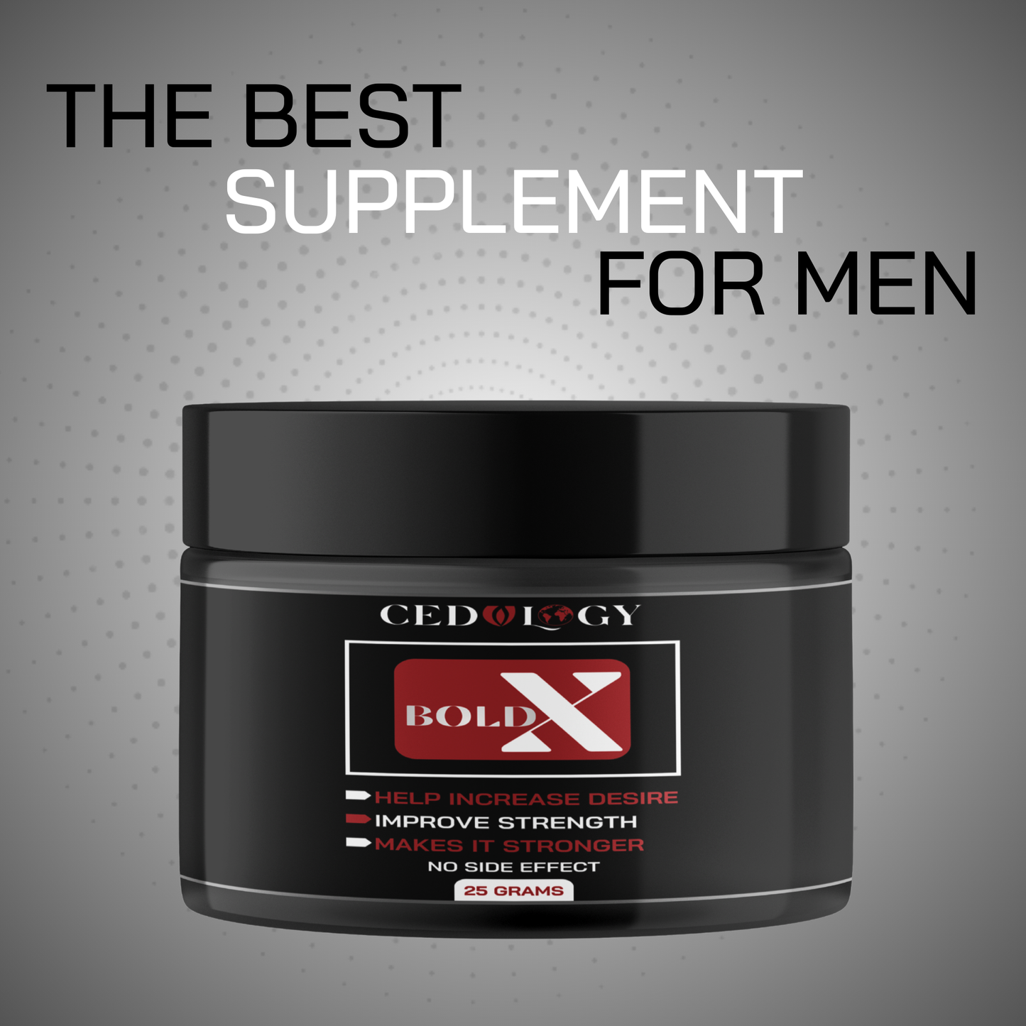 Bold X Cream – 100% Organic Men's Essential Cream (25g)