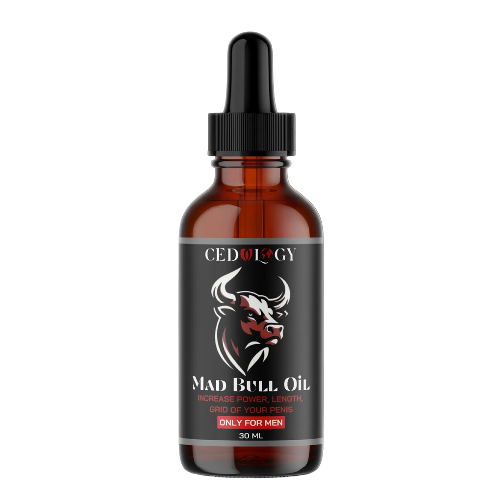 Madbull Oil – 100% Pure & Natural Male Massage Oil (30ml)