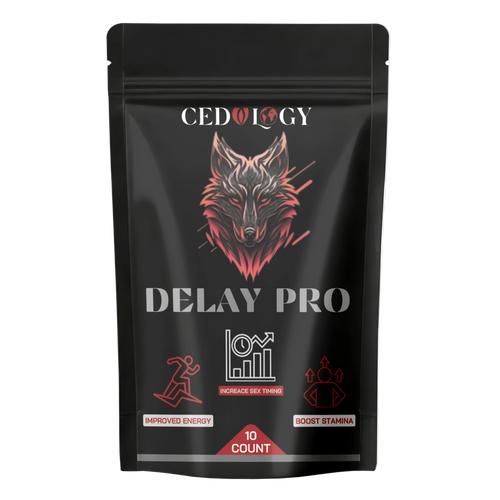 Delay Pro – 100% Organic Men's Endurance Supplement (10 Count)