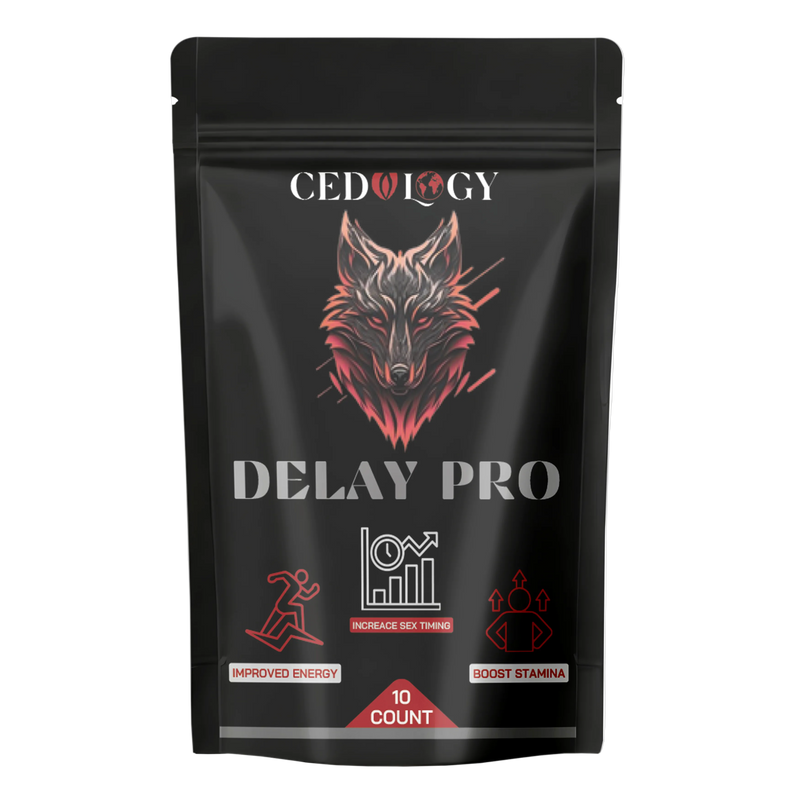 Delay Pro – 100% Organic Men's Endurance Supplement (10 Count)