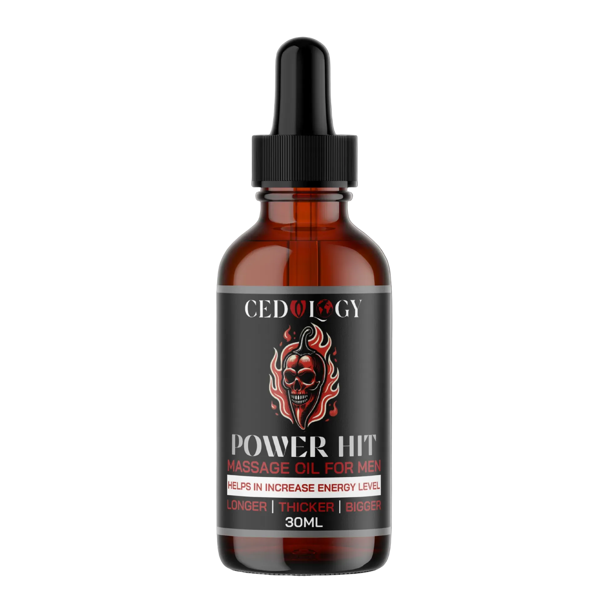 Power Hit Massage Oil for Men – 100% Natural Vitality Boost (30ml)