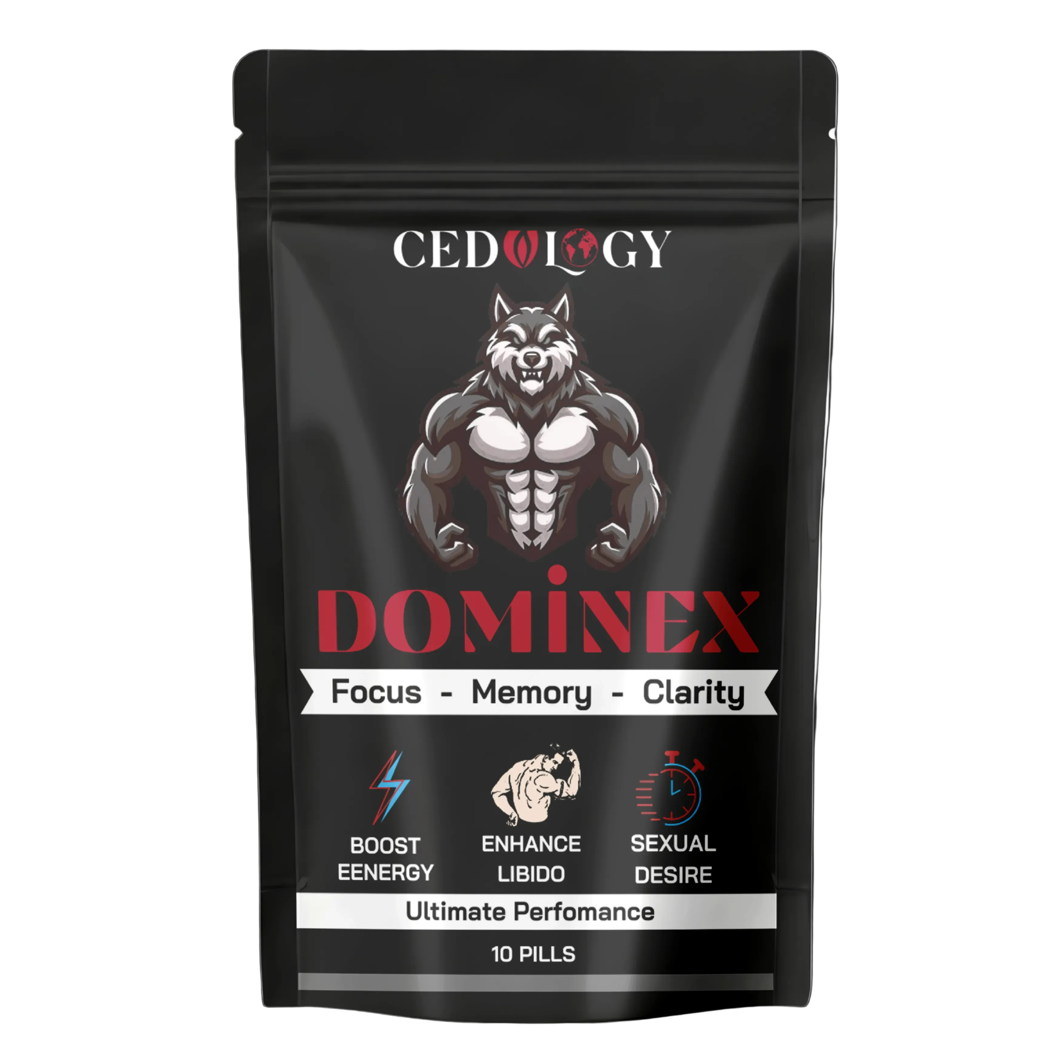 Dominex – All-Natural Men's Performance & Vitality Supplement (10 Unit)