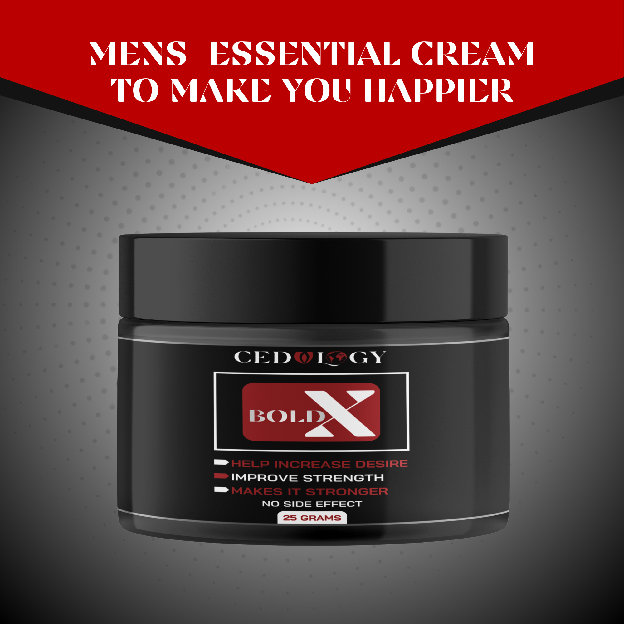 Bold X Cream – 100% Organic Men's Essential Cream (25g)