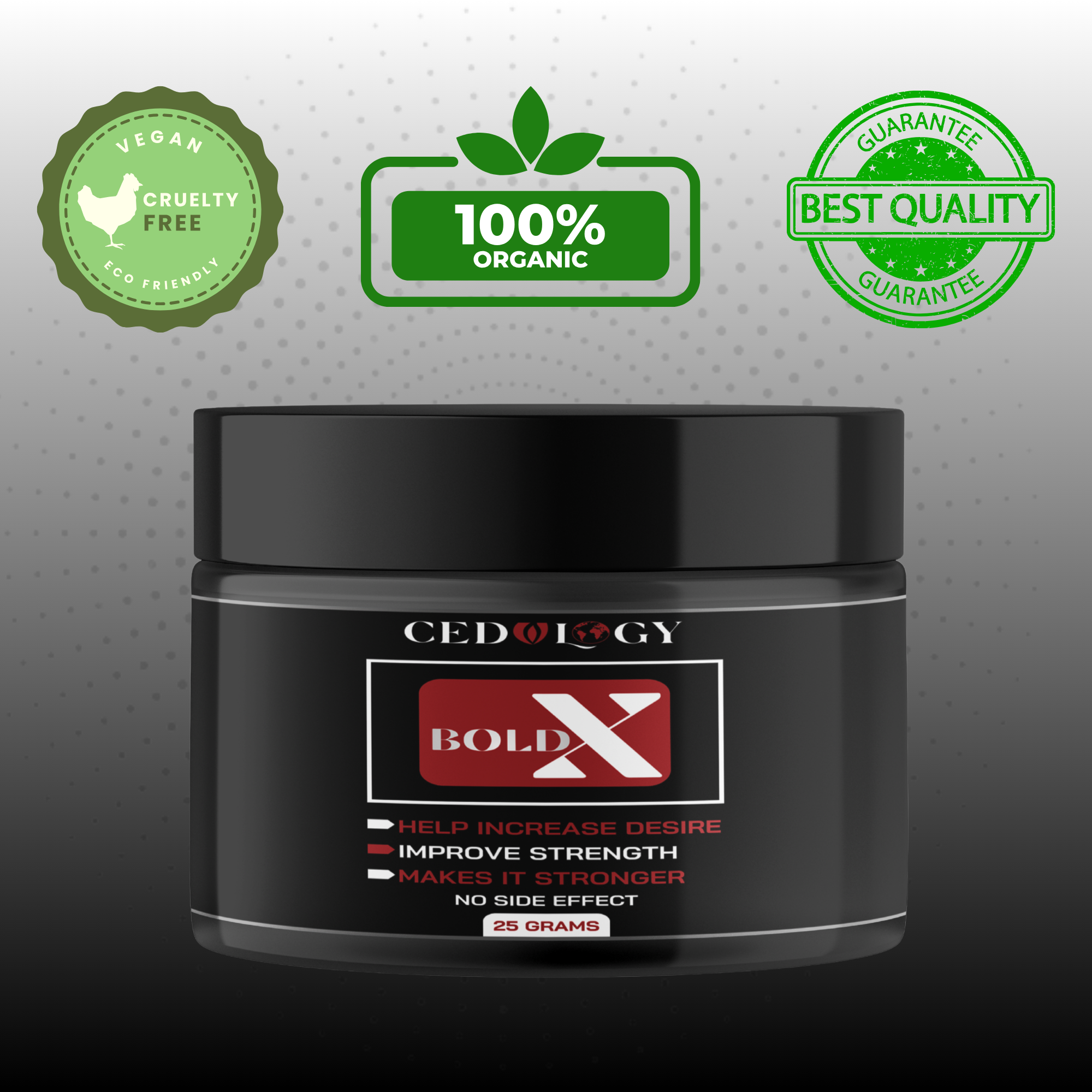 Bold X Cream – 100% Organic Men's Essential Cream (25g)
