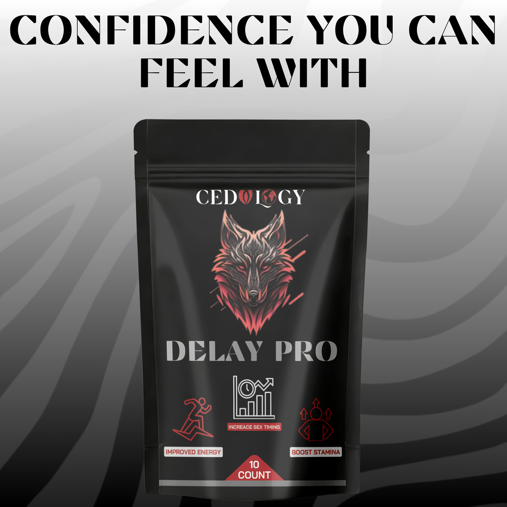 Delay Pro – 100% Organic Men's Endurance Supplement (10 Count)