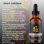 Dominator Oil – 100% Pure & Natural Male Massage Oil (30ml)