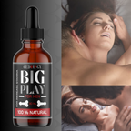 Big Play Massage Oil for Men – 100% Natural Stamina Support (30ml)