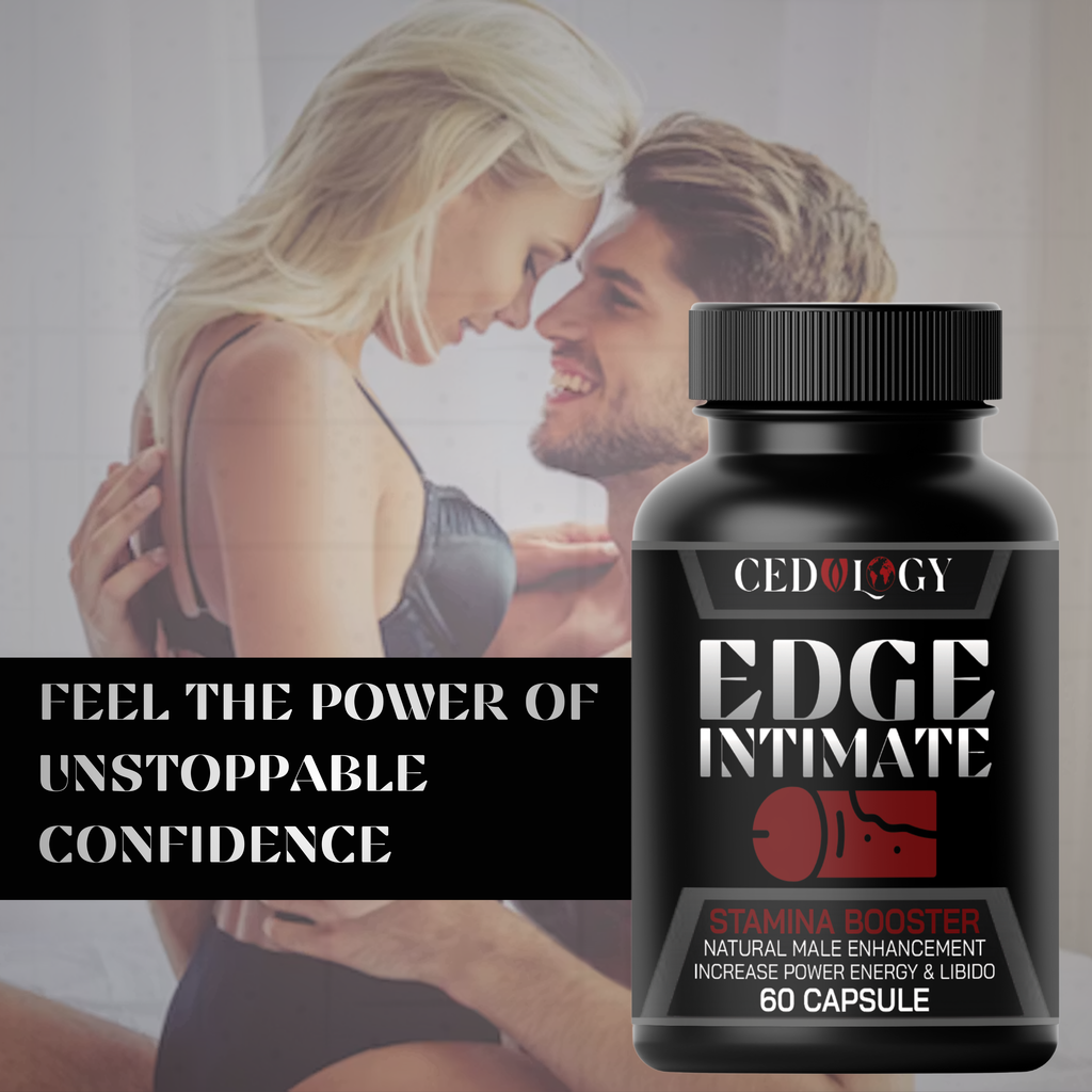 Edge Intimate – 100% Organic Men's Energy & Vitality Supplement (60 Unit)