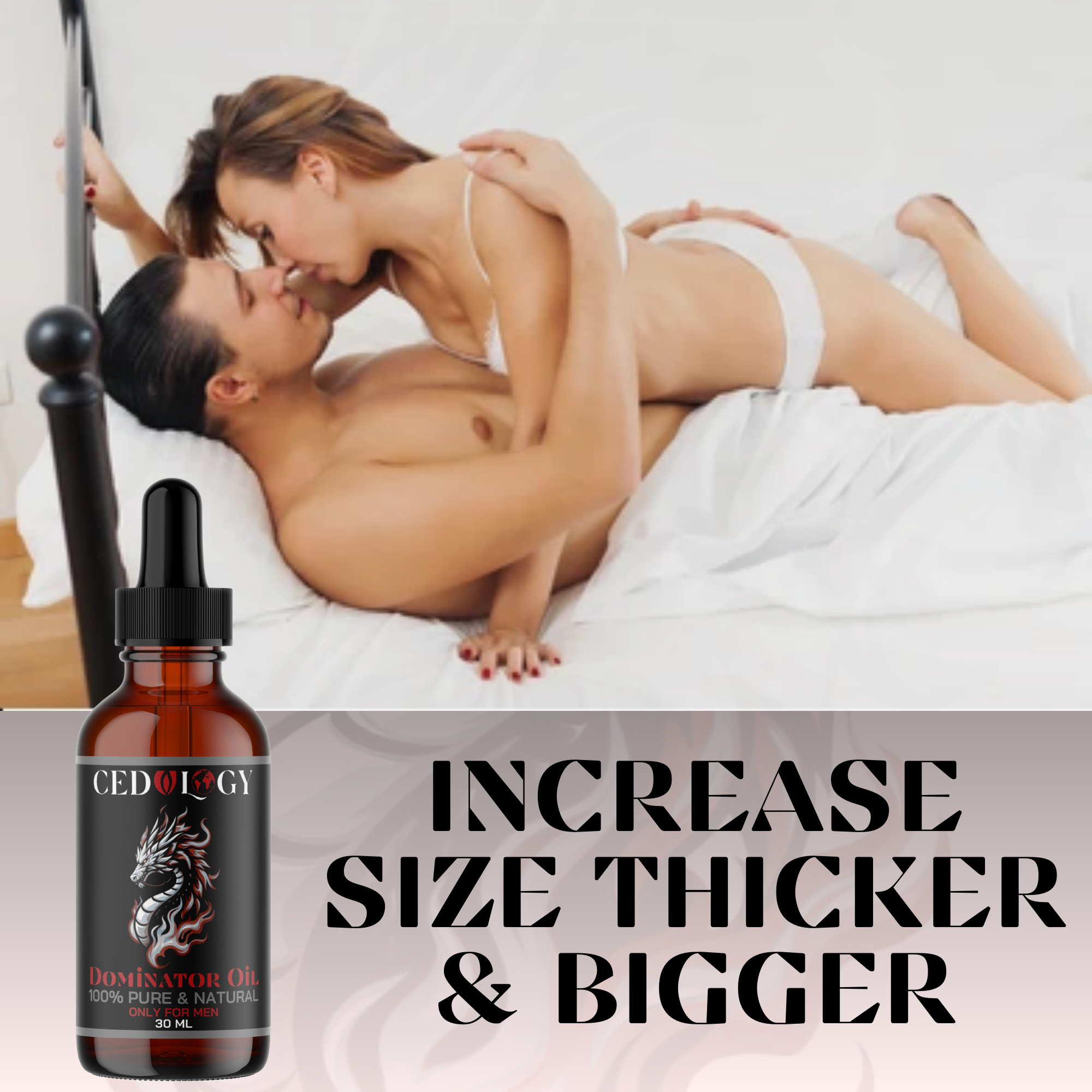 Dominator Oil – 100% Pure & Natural Male Massage Oil (30ml)