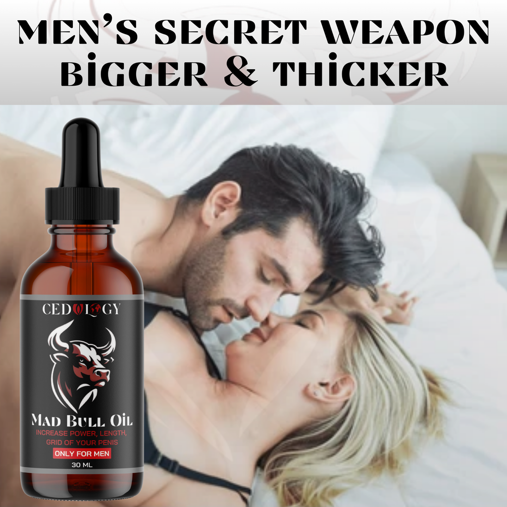 Madbull Oil – 100% Pure & Natural Male Massage Oil (30ml)