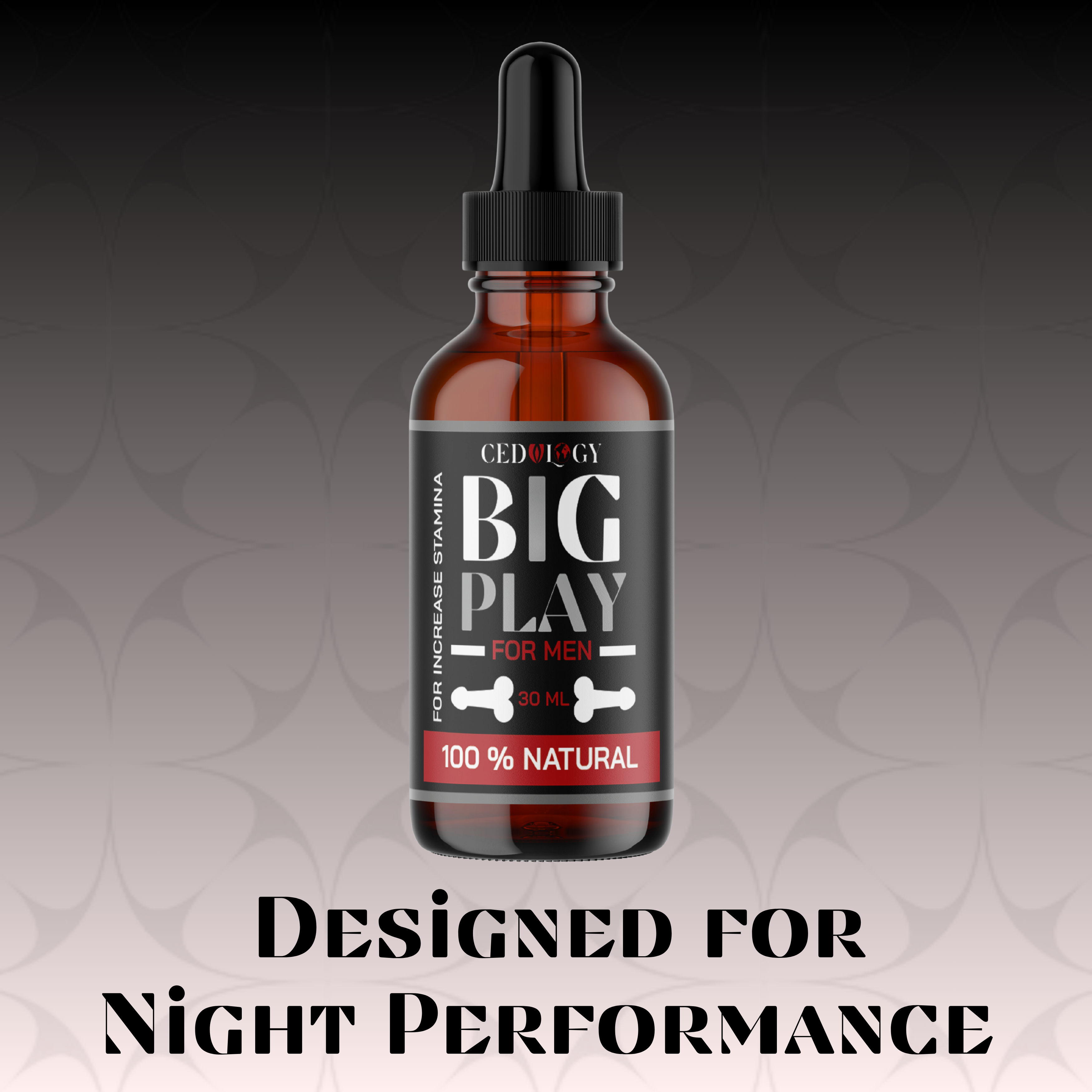 Big Play Massage Oil for Men – 100% Natural Stamina Support (30ml)