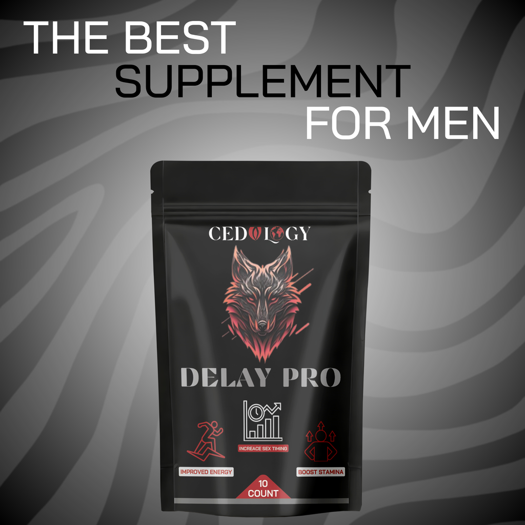 Delay Pro – 100% Organic Men's Endurance Supplement (10 Count)