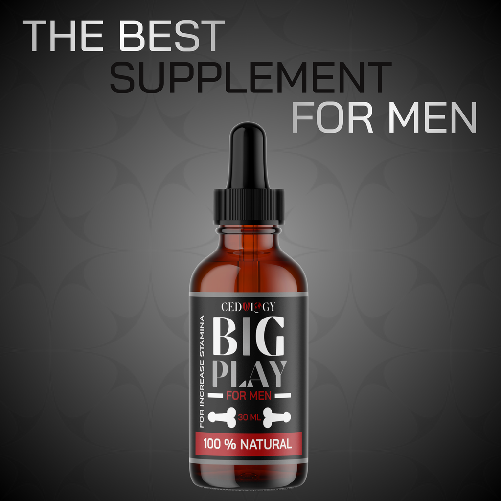 Big Play Massage Oil for Men – 100% Natural Stamina Support (30ml)