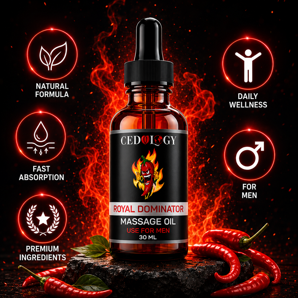 Dominator Oil – 100% Pure & Natural Male Massage Oil (30ml)