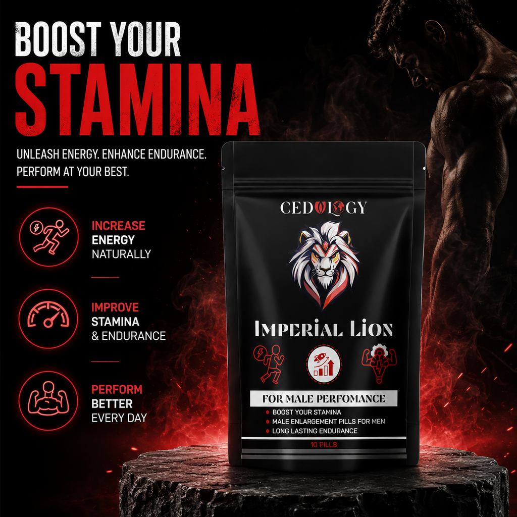 Imperial Lion – 100% Organic Men's Performance & Vitality Supplement (10 Unit)
