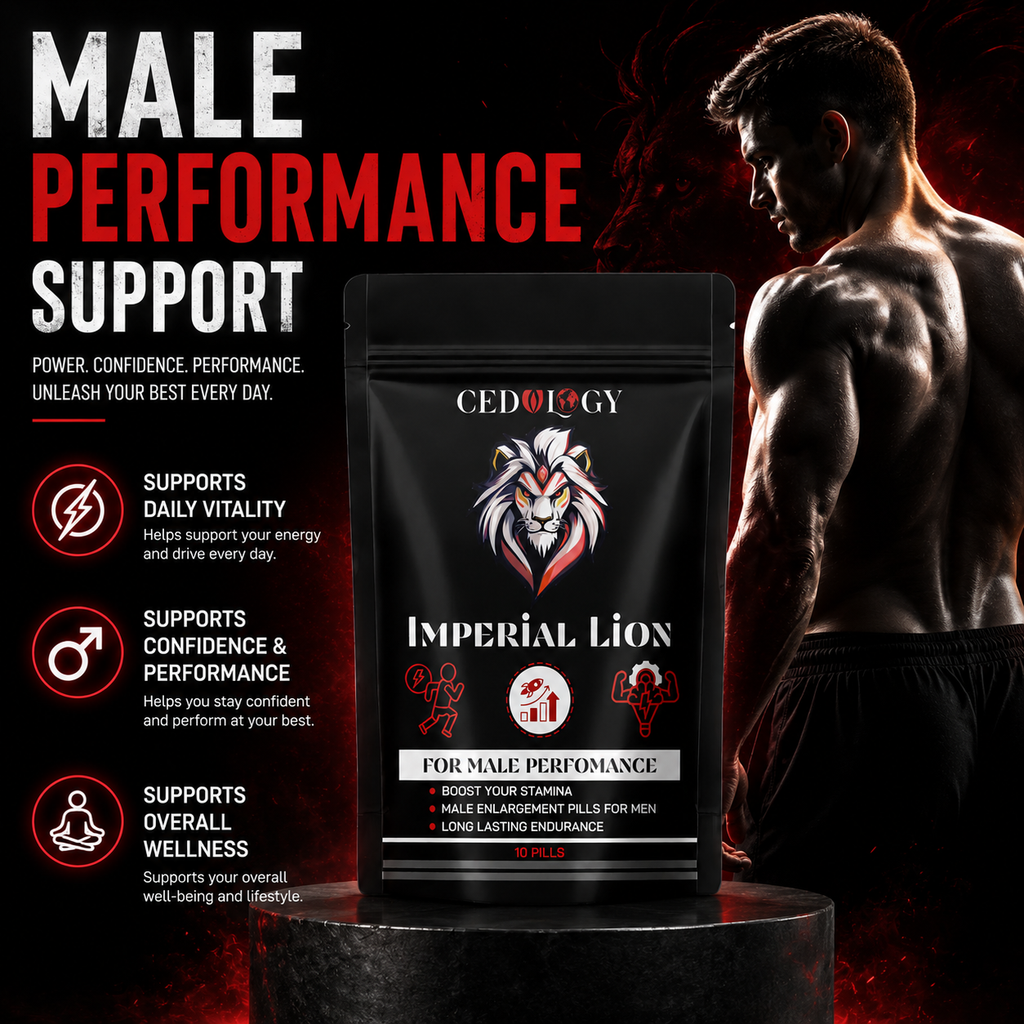 Imperial Lion – 100% Organic Men's Performance & Vitality Supplement (10 Unit)