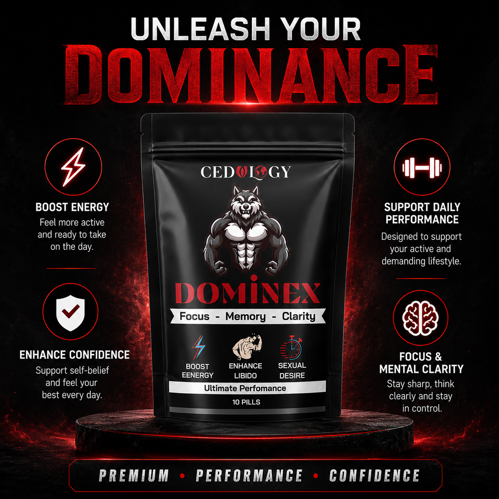 Dominex – All-Natural Men's Performance & Vitality Supplement (10 Unit)