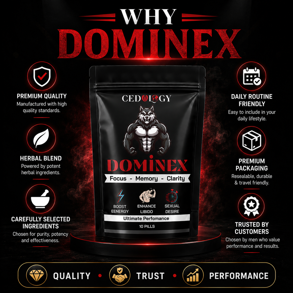Dominex – All-Natural Men's Performance & Vitality Supplement (10 Unit)