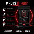 Delay Pro – 100% Organic Men's Endurance Supplement (10 Count)