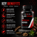 Black Savage - 25 Herbal Blend Powder for Extra Strength (150g)