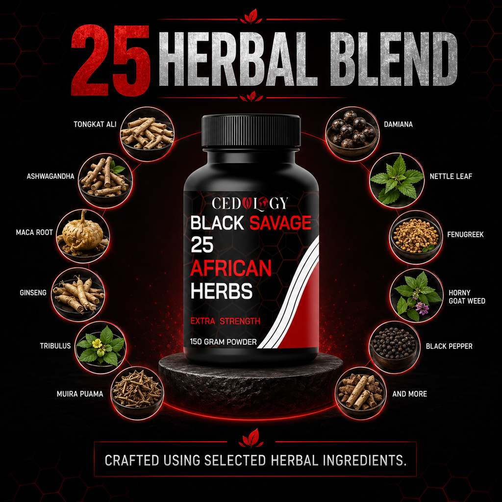 Black Savage - 25 Herbal Blend Powder for Extra Strength (150g)