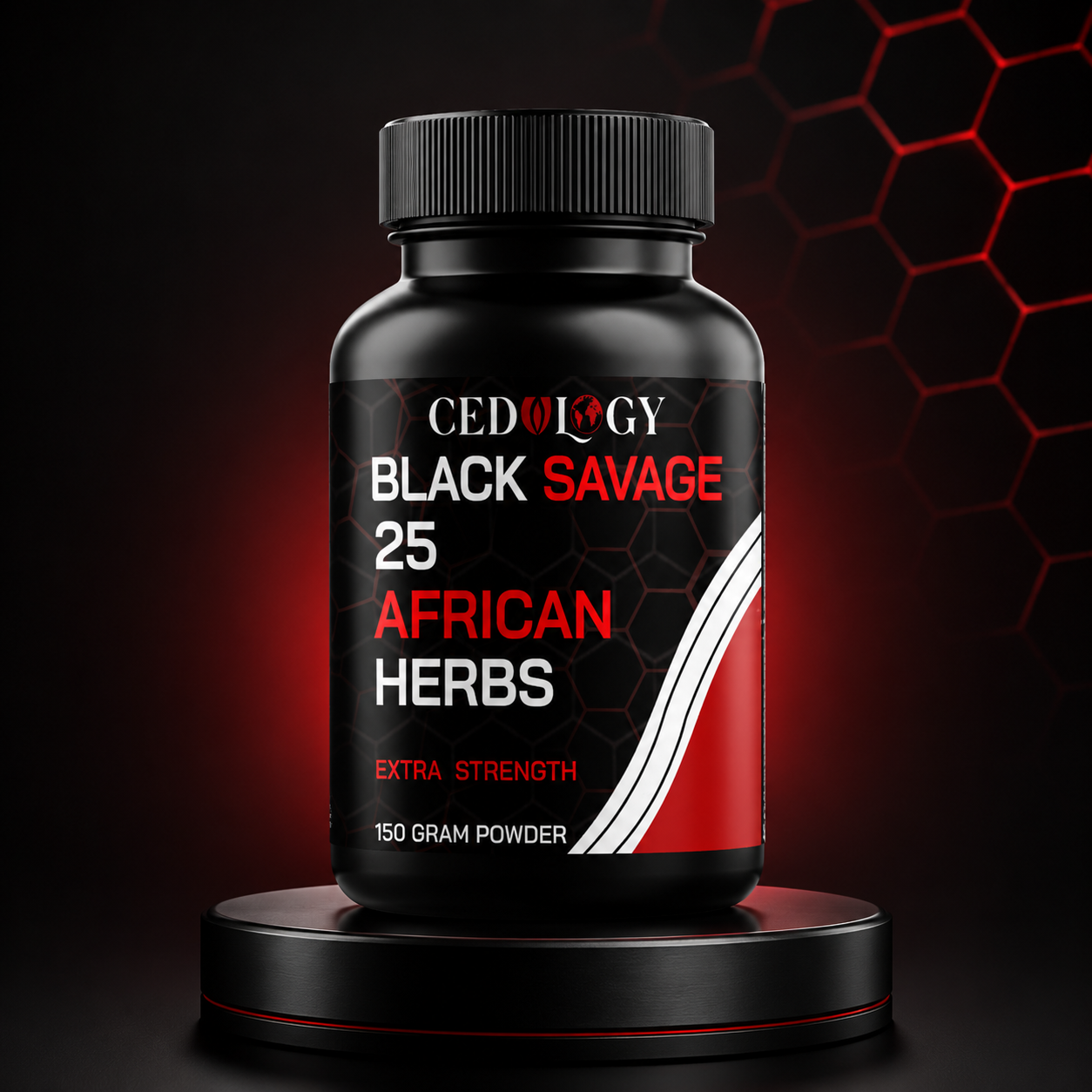 Black Savage - 25 Herbal Blend Powder for Extra Strength (150g)