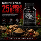 Male Extra - 25 African Herbs Powder For Supports Vitality (150g)