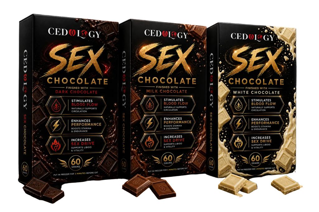 Sex Chocolate Combo - Premium Dark, Milk and White Chocolate Combo Experience (60 Grams Each)