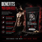 Men's Power Master – 100% Organic Dietary Supplement for Stamina & Vitality (10 Unit)