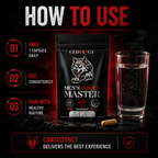 Men's Power Master – 100% Organic Dietary Supplement for Stamina & Vitality (10 Unit)