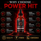 Power Hit Massage Oil for Men – 100% Natural Vitality Boost (30ml)