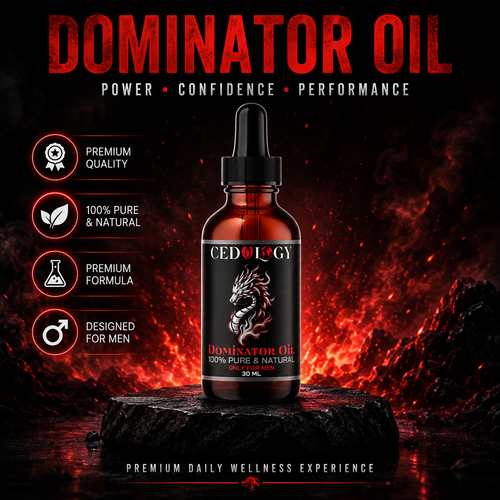Dominator Oil – 100% Pure & Natural Male Massage Oil (30ml)
