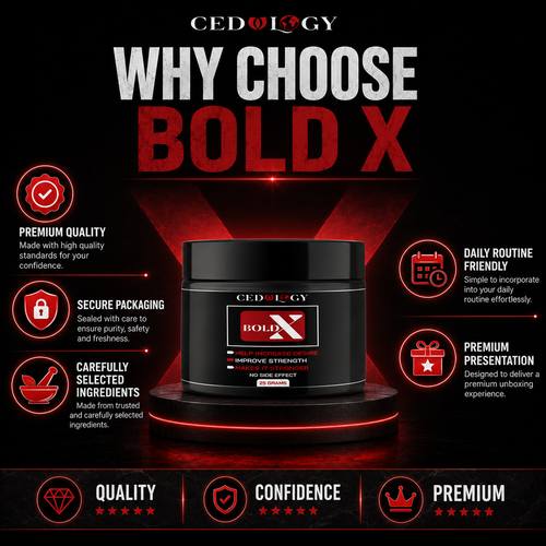 Bold X Cream – 100% Organic Men's Essential Cream (25g)