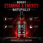 Big Play Massage Oil for Men – 100% Natural Stamina Support (30ml)