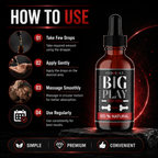 Big Play Massage Oil for Men – 100% Natural Stamina Support (30ml)
